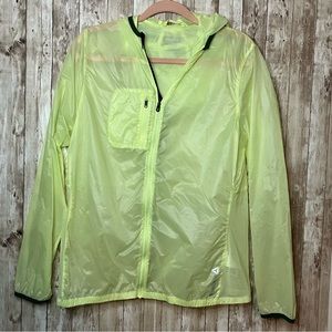 Reebok High Visibility Running Jacket Rain Jacket Medium